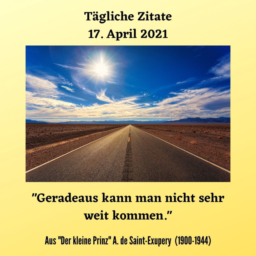 Tägliche Zitate 17. April 2021