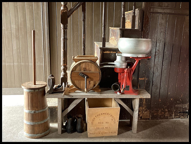 traditional butter making