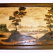Seventeenth Century Painted Panel Rescued From a Demolished House in Great Yarmouth, Norfolk