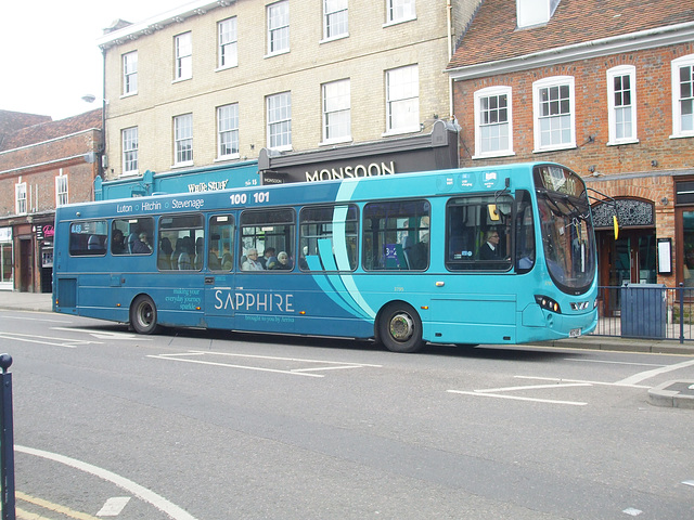 DSCF0817 Arriva 3795 (MX12 KWS) in Hitchin - 23 Feb 2018