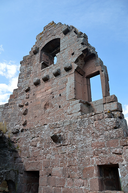 Ganz oben auf der Burg befanden sich die Wohnräume der Burgherren von Fleckenstein