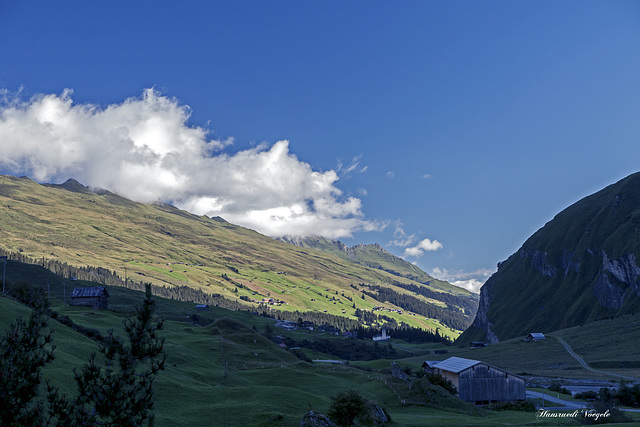 Ausblick vom Berggasthaus Turahus