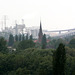 Rethespeicher, Emmauskirche und Köhlbrandbrücke