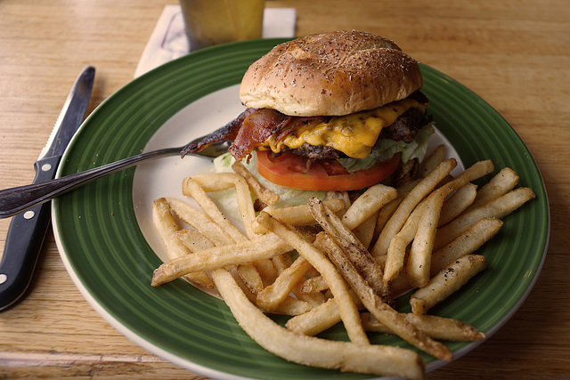 Burger and Fries