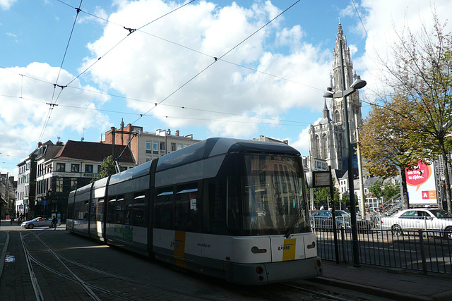Tram In Antwerp