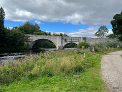 The old bridge at Grantown no longer open to road traffic