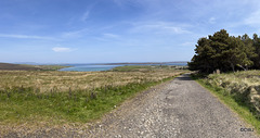 Pano from above Lyness, Isle of Hoy, overlooking Scapa Flow