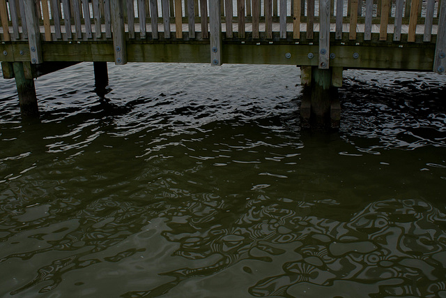 Reflections of railing