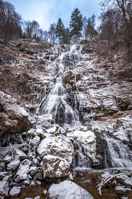 Todtnauer Wasserfall im Winter