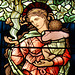 Detail of Morris & Co window, Nave, St Margaret's Church, Ward End, Birmingham