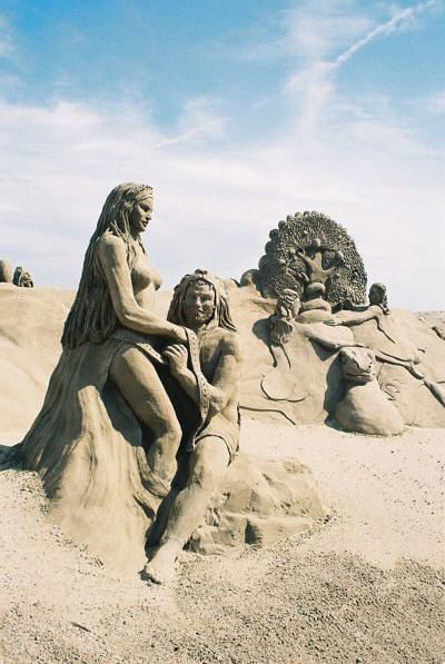 Sand Sculpture, Great Yarmouth, Norfolk