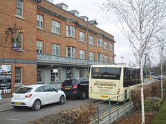 DSCF0803 Richmond’s Coaches YJ65 EVD in Letchworth - 23 Feb 2018