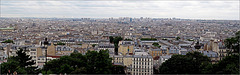 Vue sur Paris depuis Montmartre