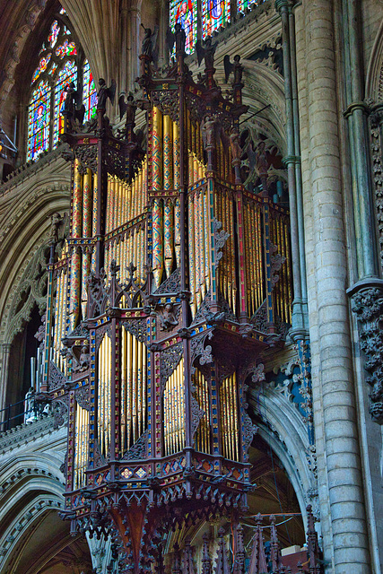 Ely Cathedral organ pipes