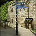Brasenose Lane signpost