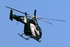 Air ambulance McDonnell Douglas MD900 Explorer (G-SASR) of Specialist Aviation Services Ltd on a mission at Weymouth beach