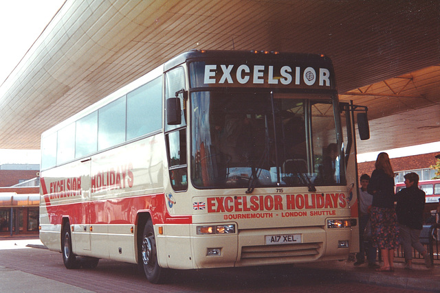 Excelsior Holidays 715 (A17 XEL) at Heathrow Airport – 4 Sep 1992 (170-26) Excelsior Holidays 715 (A17 XEL) at Heathrow Airport – 4 Sep 1992 (170-26)
