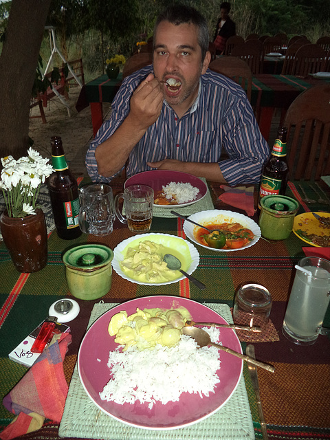 dinner by the Ayeyarwady