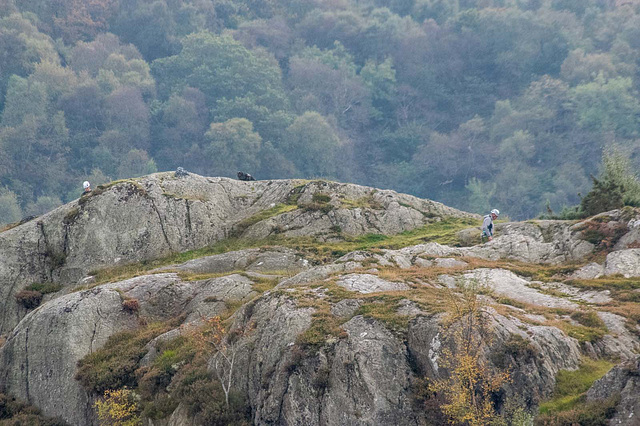 Rock climbing at Lake Padarn