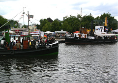 Historiker im Harburger Binnenhafen