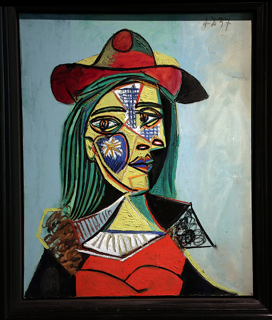 Picasso - Femme au chapeau et col en fourrure