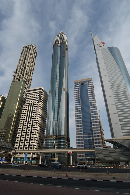 Skyscrapers On Sheikh Zayed Road