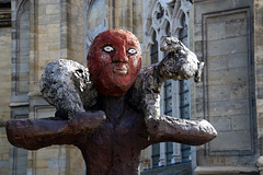 Sculpture de Markus Lüpertz - Le faiseur de dieux - Expo dans la ville d'Orléans -