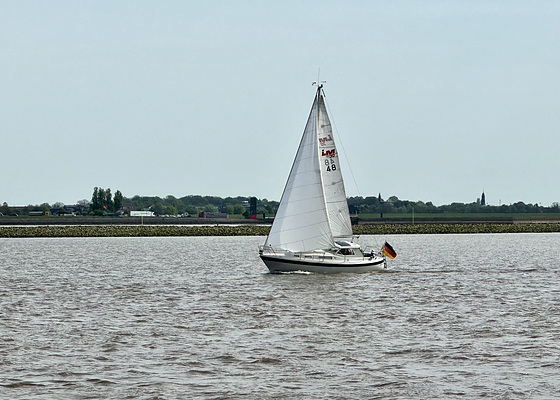 Auf der Elbe