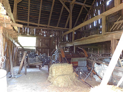 The Interior of the Red Barn in Old Bethpage Village, August 2022