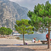 Der steinige Strand vom Gardasee