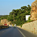 On the way to the airport - amazing granite walls