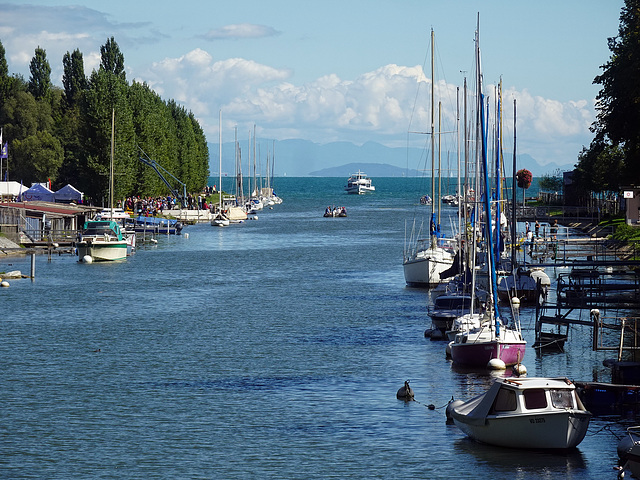 Es war ein ziemlicher Betrieb an der Fêt Eau Lac in Yverdon-les-Bains Augabe 2022