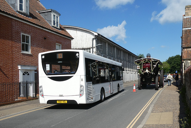 Coach Services Limited YX67 VGL in Thetford - 7 Jun 2024 (P1180465)