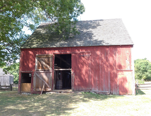 Red Barn in Old Bethpage Village, August 2022