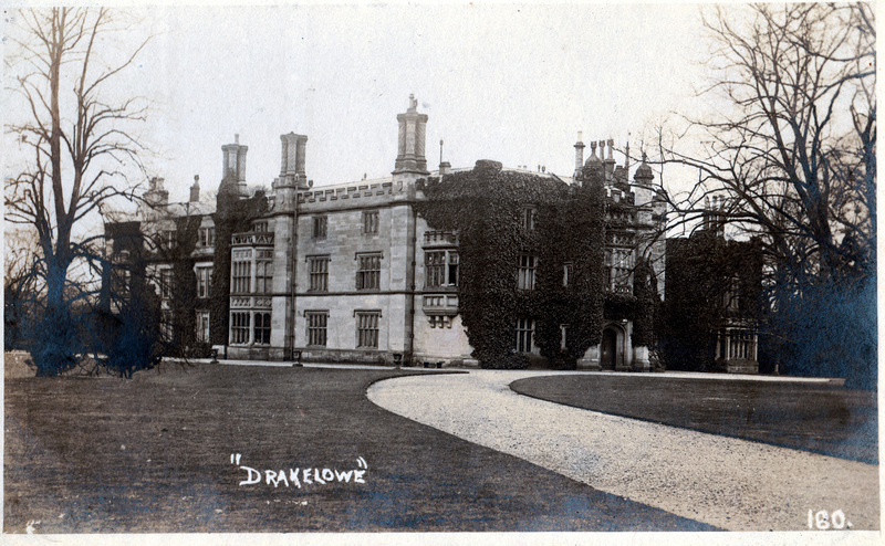 Drakelowe Hall, Derbyshire (Demolished 1930s)