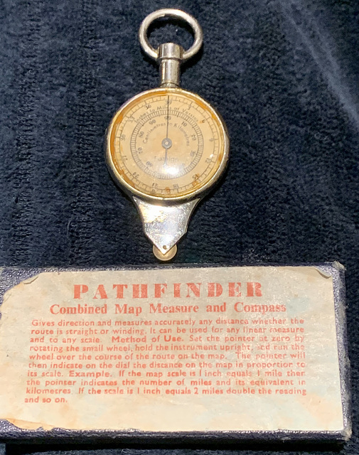 Before Google Maps and Google Earth you used a Pathfinder to measure track distances