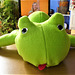 Stuffed frog finished