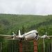 Alaska, Monument to Douglas DC-4 in Chena Hot Springs