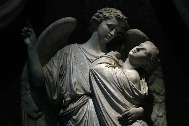 L'Ange de la Résurrection et la Comtesse par Giovanni Dupré