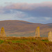The Ring of Brodgar late on a summer evening