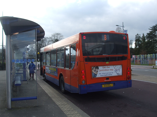 DSCF2769  Centrebus K4 YCL in Dunstable - 28 Feb 2016