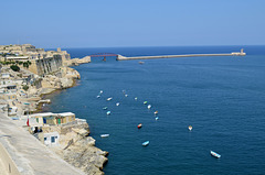 Malta, The Great Harbor Break Water