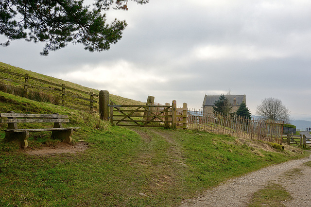 Churn Clough Reservoir seat