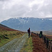 Looking along Mosedale towards Gale Fell (Scan from Feb 1996)
