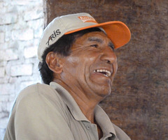 A smile from the Viñedo Reyna de Lunahuana  Catapalla