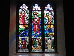stock church, essex c20 glass by m.c. farrar bell 1951-9