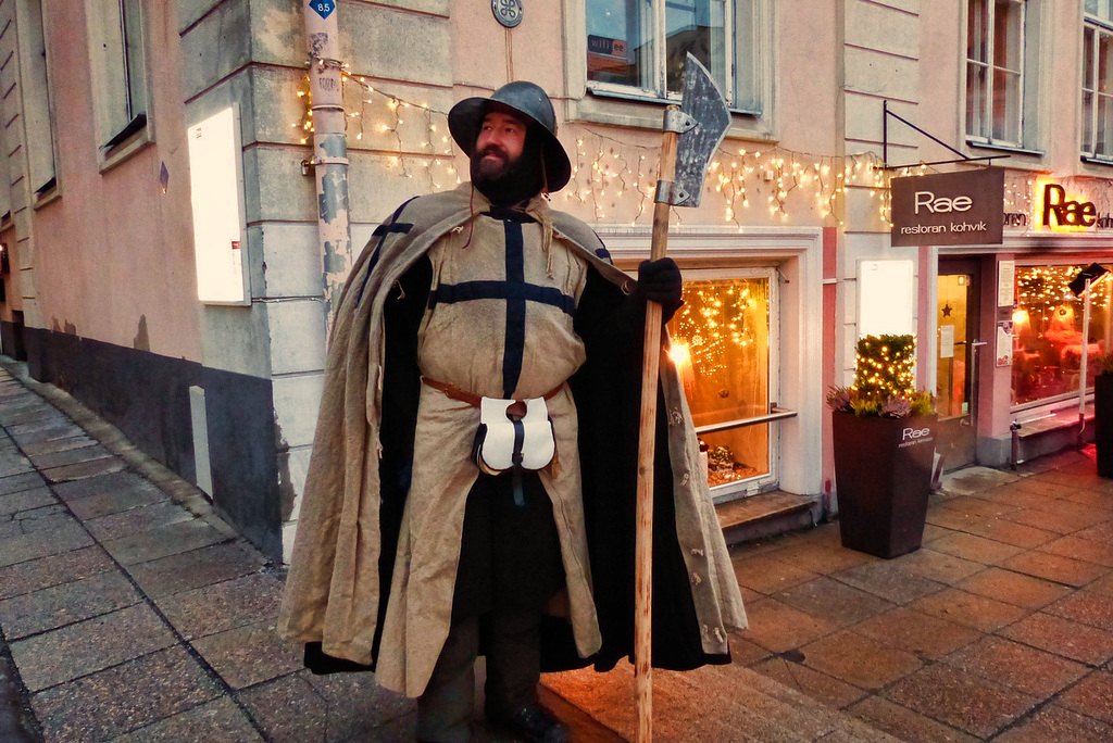 le gardien du marché de Noël