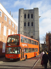 DSCF0400 Mulleys Motorways YN04 UJP in Bury St. Edmunds - 25 Nov 2017