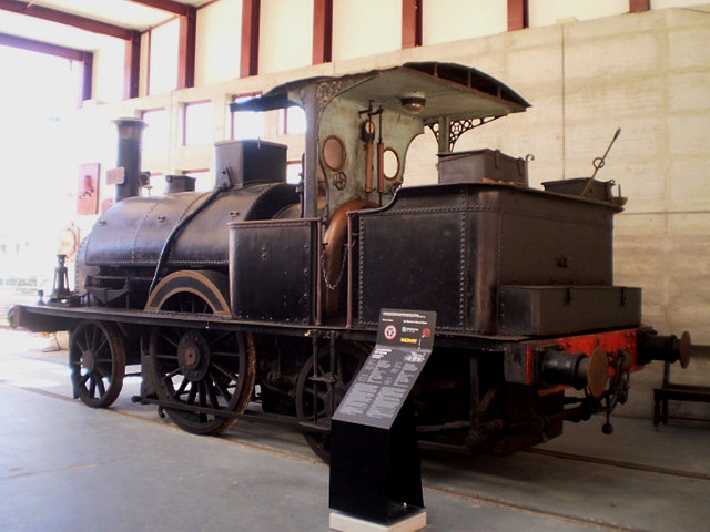 Steam locomotive "Andorinha" (1857).