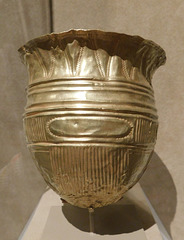 Bronze Age Gold Vessel in the Metropolitan Museum of Art, February 2020